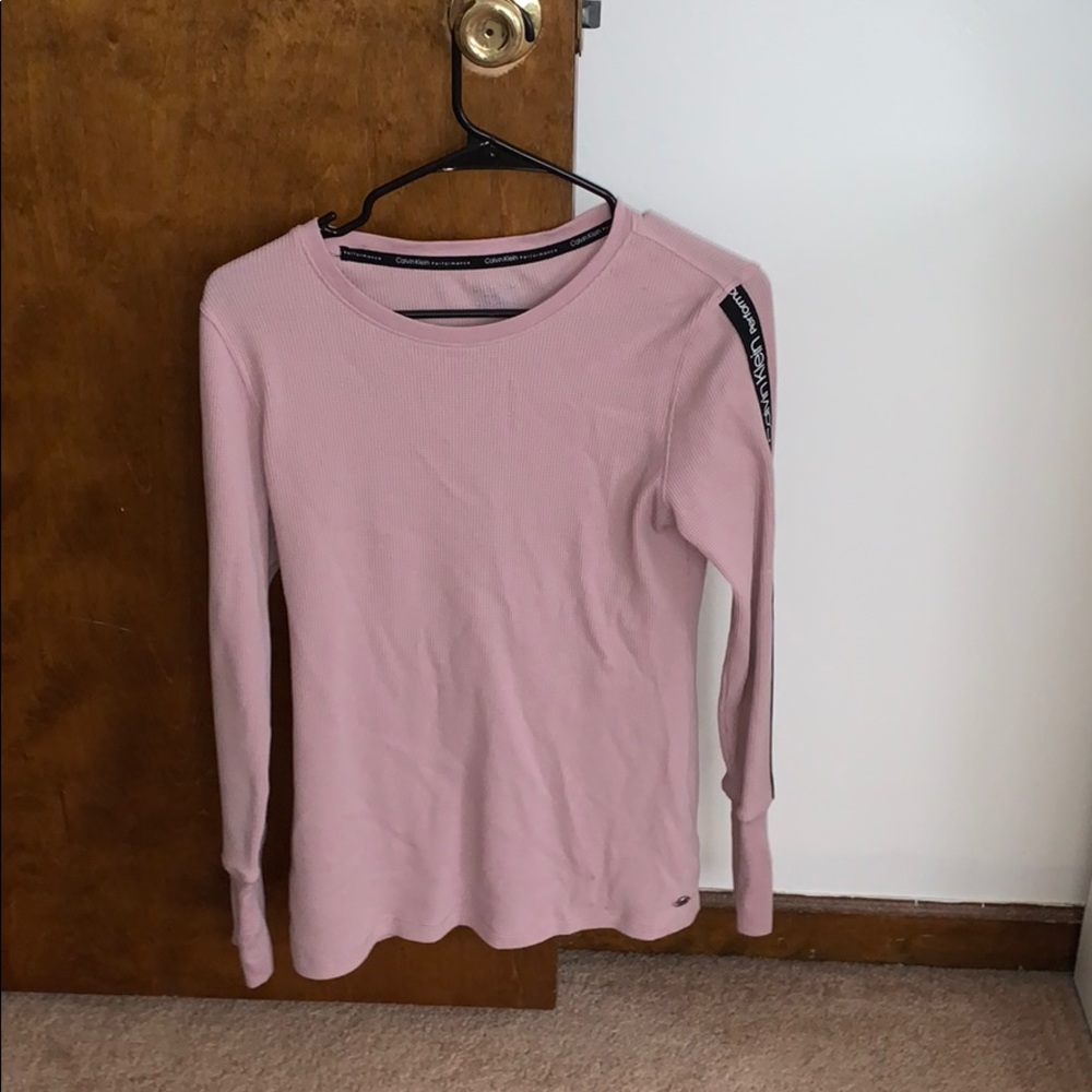 pink calvin klein long sleeve